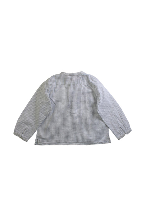 A White Long Sleeve Shirts from Bonpoint in size 2T for girl. (Back View)
