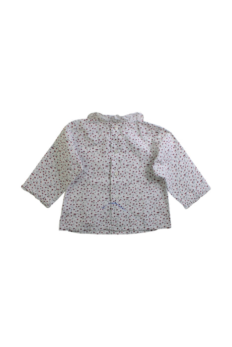 A White Long Sleeve Tops from Bonpoint in size 6-12M for girl. (Back View)