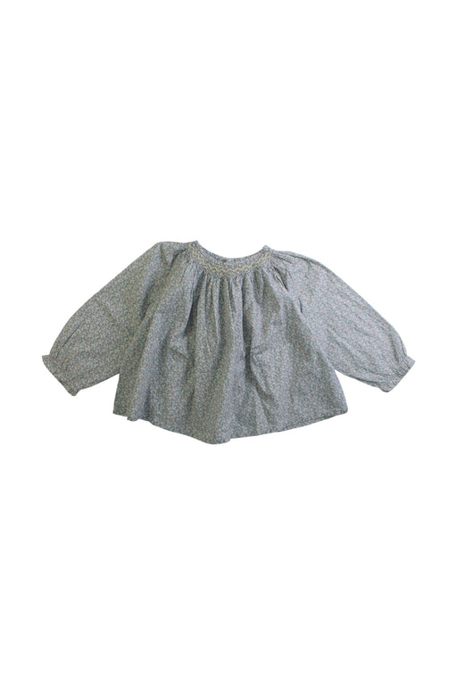 A Grey Long Sleeve Tops from Bonpoint in size 12-18M for girl. (Front View)