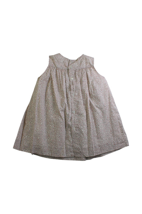 A Pink Sleeveless Dresses from Bonpoint in size 12-18M for girl. (Back View)