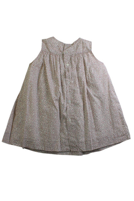 A Pink Sleeveless Dresses from Bonpoint in size 12-18M for girl. (Back View)