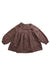 A Multicolour Long Sleeve Dresses from Bonton in size 6-12M for girl. (Front View)