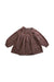 A Multicolour Long Sleeve Dresses from Bonton in size 6-12M for girl. (Front View)