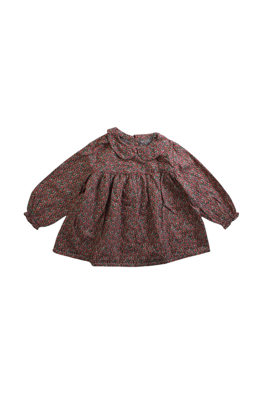 A Multicolour Long Sleeve Dresses from Bonton in size 6-12M for girl. (Front View)