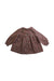 A Multicolour Long Sleeve Dresses from Bonton in size 6-12M for girl. (Back View)