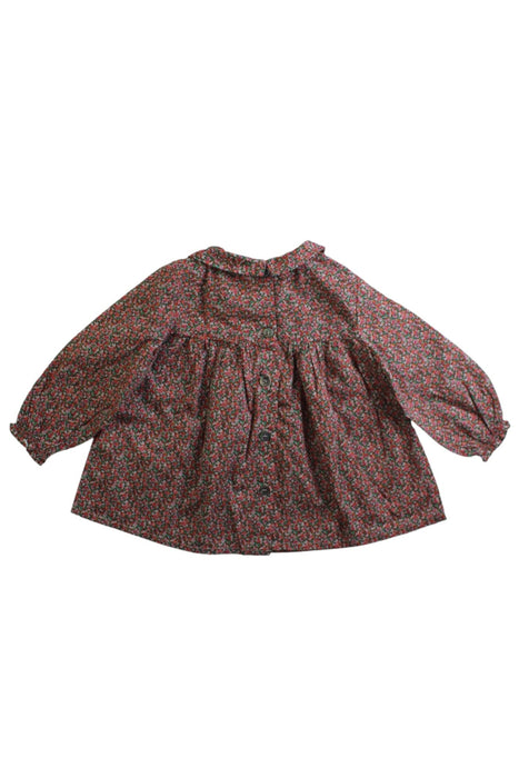 A Multicolour Long Sleeve Dresses from Bonton in size 6-12M for girl. (Back View)