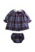 A Multicolour Long Sleeve Dresses from Pepa London in size 6-12M for girl. (Front View)