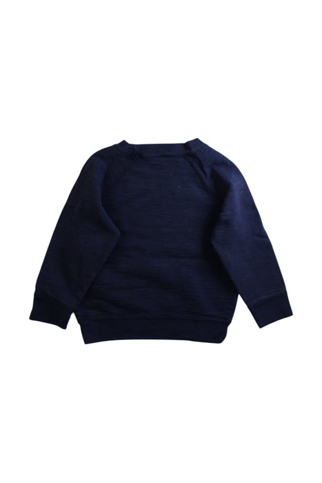 A Navy Crewneck Sweatshirts from Petit Bateau in size 3T for boy. (Back View)