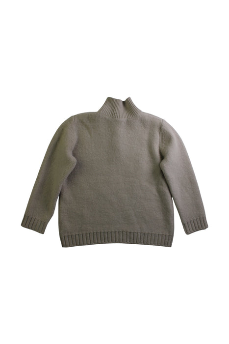 A Taupe Knit Sweaters from Bonpoint in size 4T for boy. (Back View)