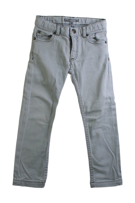 A Grey Jeans from Bonpoint in size 3T for boy. (Front View)