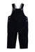A Black Long Overalls from Petit Bateau in size 12-18M for boy. (Front View)