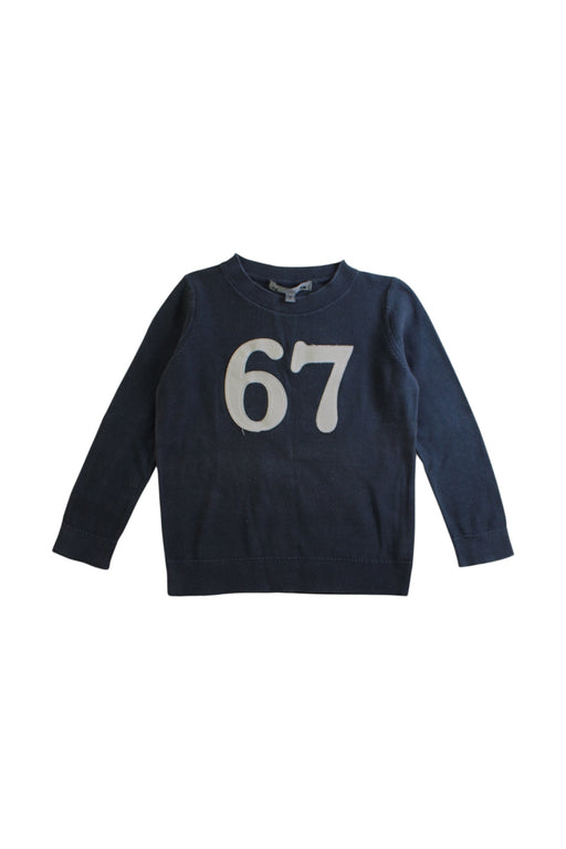 A Navy Crewneck Sweatshirts from Bonpoint in size 3T for boy. (Front View)