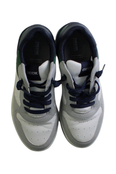 A Multicolour Sneakers from Geox in size 10Y for boy. (Back View)