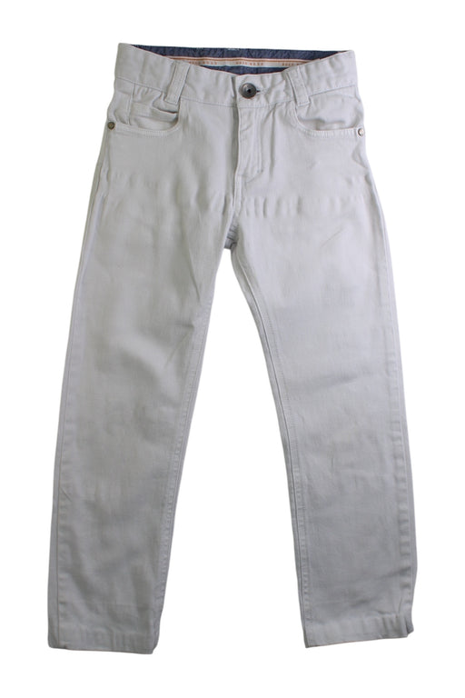 A White Jeans from Boss in size 6T for boy. (Front View)
