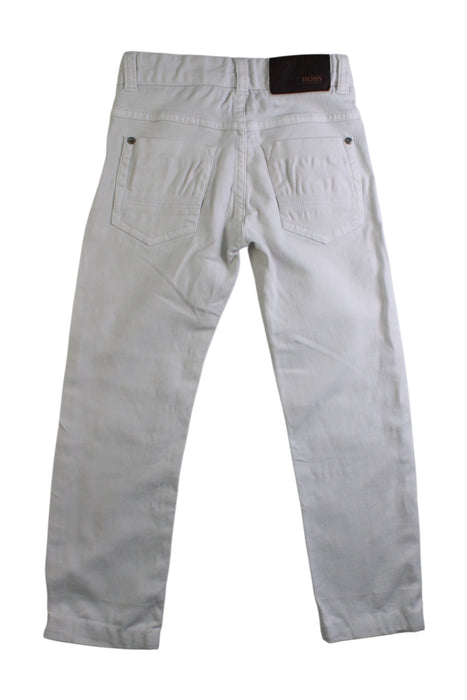 A White Jeans from Boss in size 6T for boy. (Back View)