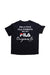 A Black Short Sleeve T Shirts from Fila in size 8Y for boy. (Back View)