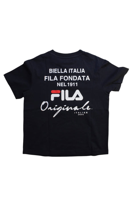 A Black Short Sleeve T Shirts from Fila in size 8Y for boy. (Back View)