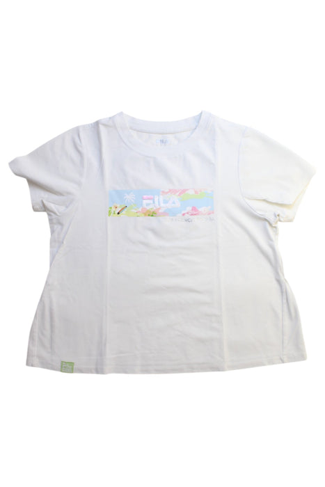 A White Short Sleeve T Shirts from Fila in size 12Y for girl. (Front View)