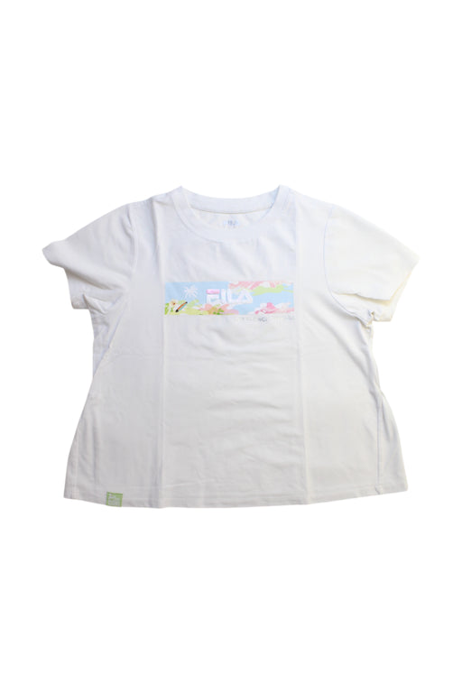 A White Short Sleeve T Shirts from Fila in size 12Y for girl. (Front View)