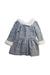 A Blue Long Sleeve Dresses from Janie & Jack in size 3T for girl. (Back View)