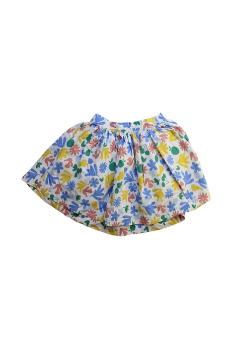 A Multicolour Short Skirts from Petit Bateau in size 6T for girl. (Front View)
