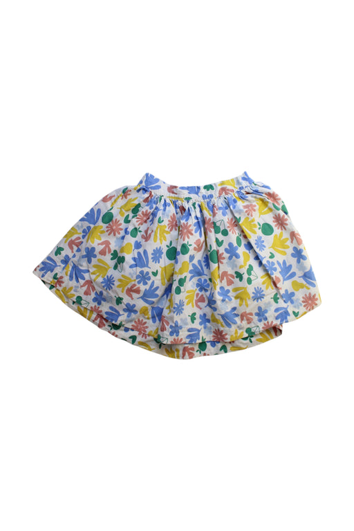 A Multicolour Short Skirts from Petit Bateau in size 6T for girl. (Front View)