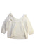 A White Long Sleeve Tops from Excuse My French in size 8Y for girl. (Back View)
