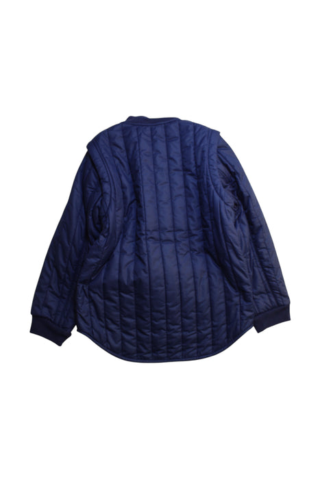 A Navy Puffer/Quilted Jackets from Polo Ralph Lauren in size 7Y for boy. (Back View)