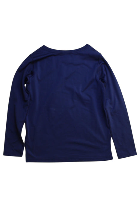 A Navy Rash Guards from Patagonia in size 5T for boy. (Back View)