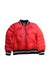 A Red Puffer/Quilted Jackets from Moncler in size 8Y for boy. (Front View)