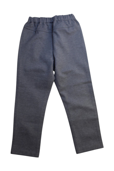 A Grey Casual Pants from Les Enphants in size 6T for boy. (Back View)