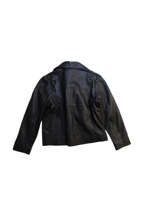 A Black Lightweight Jackets from Molo in size 6T for boy. (Back View)