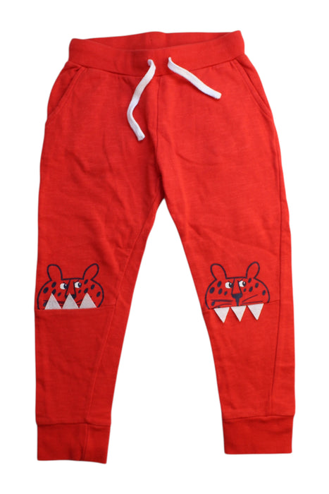 A Red Sweatpants from Seed in size 5T for boy. (Front View)