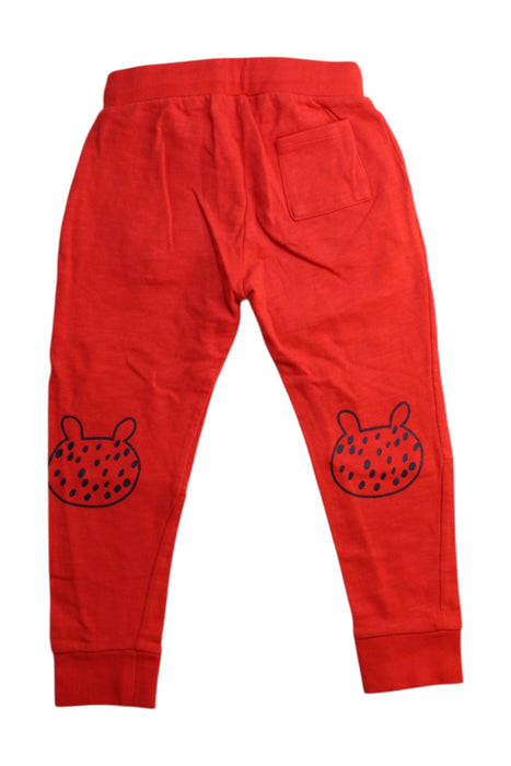 A Red Sweatpants from Seed in size 5T for boy. (Back View)