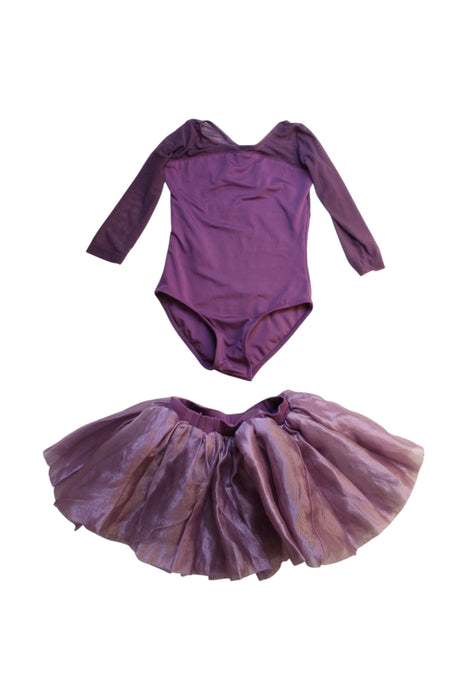 A Purple Skirt Sets from Tutulamb in size 5T for girl. (Front View)