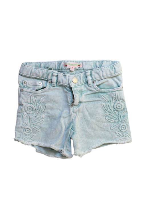 A Blue Shorts from Bonpoint in size 4T for girl. (Front View)