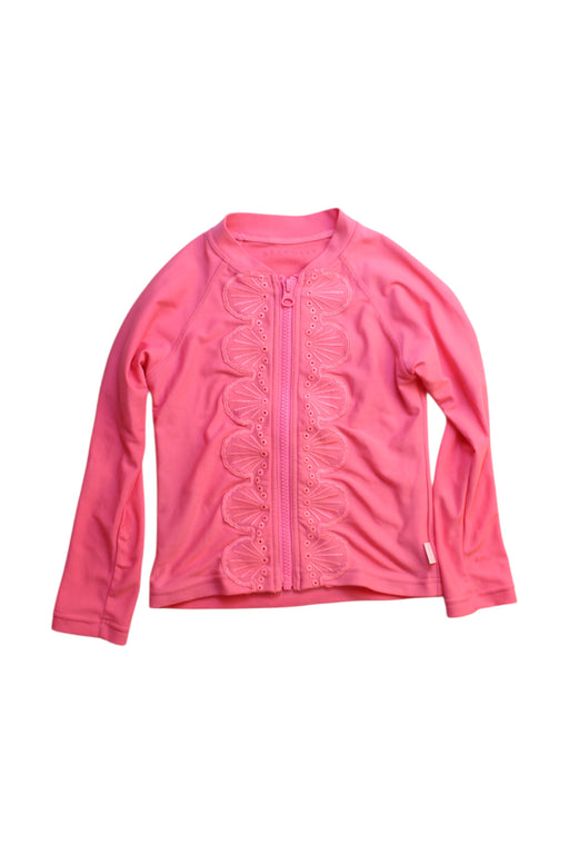 A Pink Rash Guards from Seafolly in size 3T for girl. (Front View)