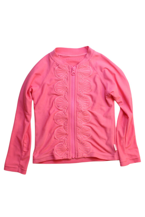 A Pink Rash Guards from Seafolly in size 3T for girl. (Front View)