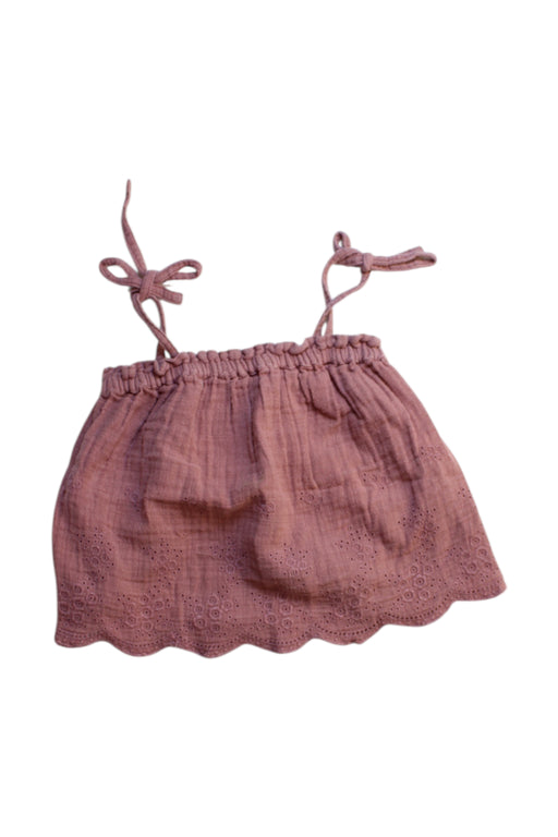 A Pink Sleeveless Tops from Jamie Kay in size 3T for girl. (Front View)