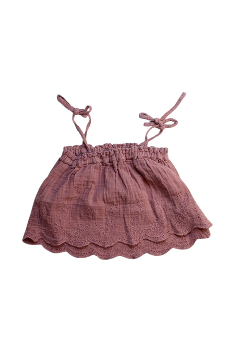 A Pink Sleeveless Tops from Jamie Kay in size 3T for girl. (Back View)