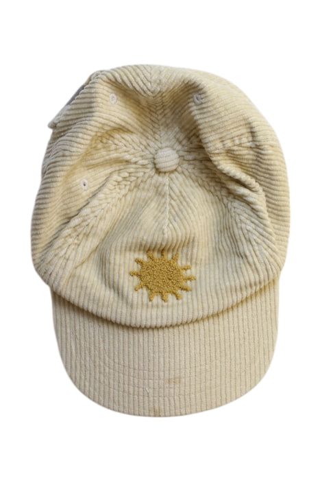 A Beige Caps from Little Bamboo in size 5T for neutral. (Front View)