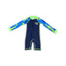 A Blue Rash Guards from Minnex in size 18-24M for boy. (Front View)