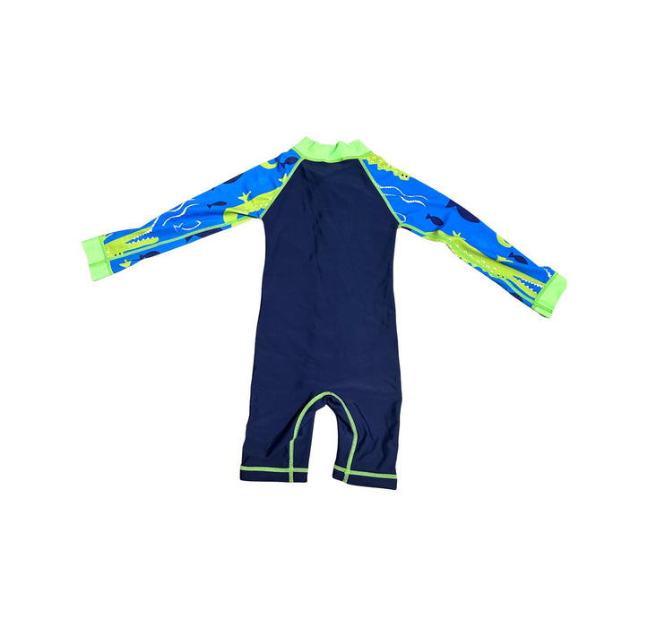A Blue Rash Guards from Minnex in size 18-24M for boy. (Back View)