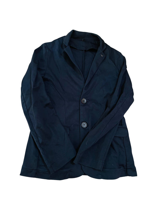A Navy Blazers from Armani in size 8Y for boy. (Front View)