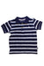 A Navy Short Sleeve Polos from Nautica in size 12-18M for boy. (Front View)