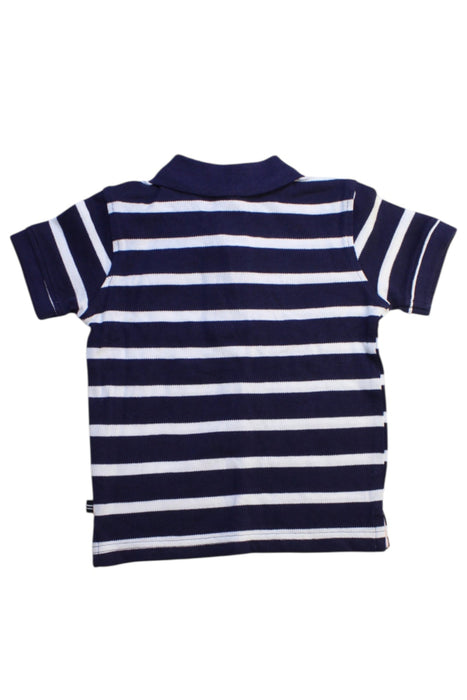 A Navy Short Sleeve Polos from Nautica in size 12-18M for boy. (Back View)