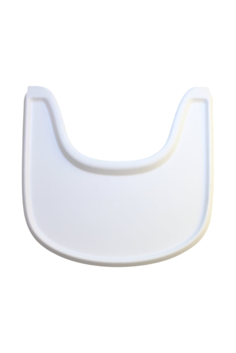 A White Highchairs from Stokke in size O/S for neutral. (Front View)