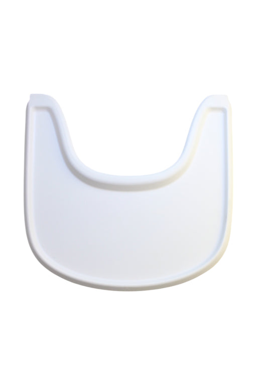 A White Highchairs from Stokke in size O/S for neutral. (Front View)