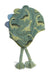 A Green Winter Hats from Mothercare in size 3-6M for boy. (Front View)