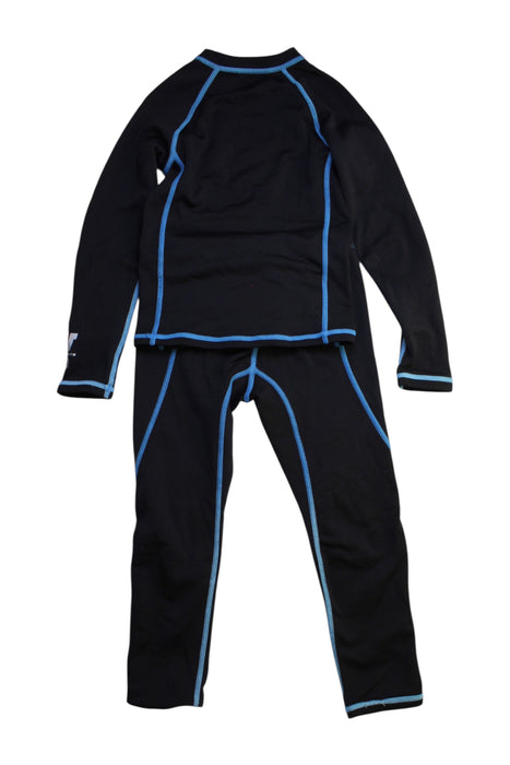 A Black Wetsuits from Watersports in size 2T for boy. (Back View)